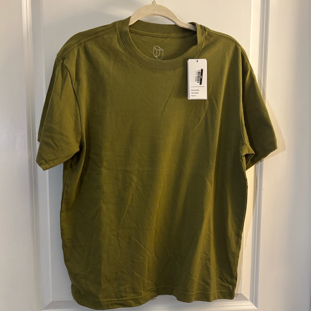 Mens Original Use Olive Green Men's Crew Neck T-Shirt Sz S NWT